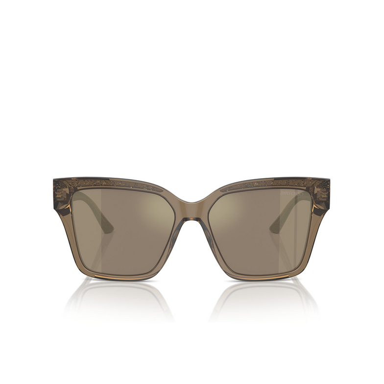 Gafas de sol Jimmy Choo JC5003 50405A transparent brown glitter - 1/4