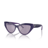 Lunettes de soleil Jimmy Choo JC5004 50482S violet gradient glitter - Vignette du produit 2/4