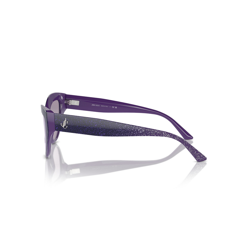 Jimmy Choo JC5004 Sunglasses 50482S violet gradient glitter - 3/4