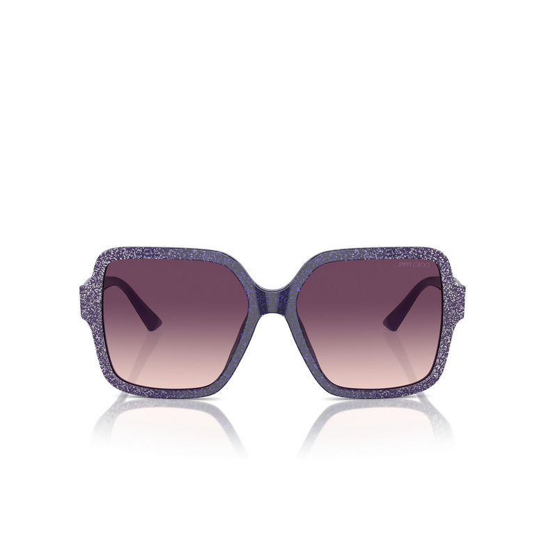 Lunettes de soleil Jimmy Choo JC5005 50447W violet gradient glitter - 1/4