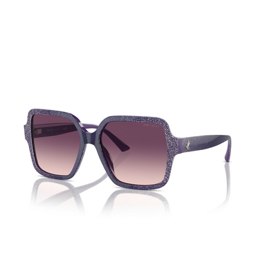Jimmy Choo JC5005 Sunglasses 50447W violet gradient glitter - three-quarters view