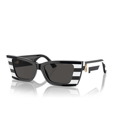 Jimmy Choo JC5009 Sunglasses 502987 black and white - three-quarters view