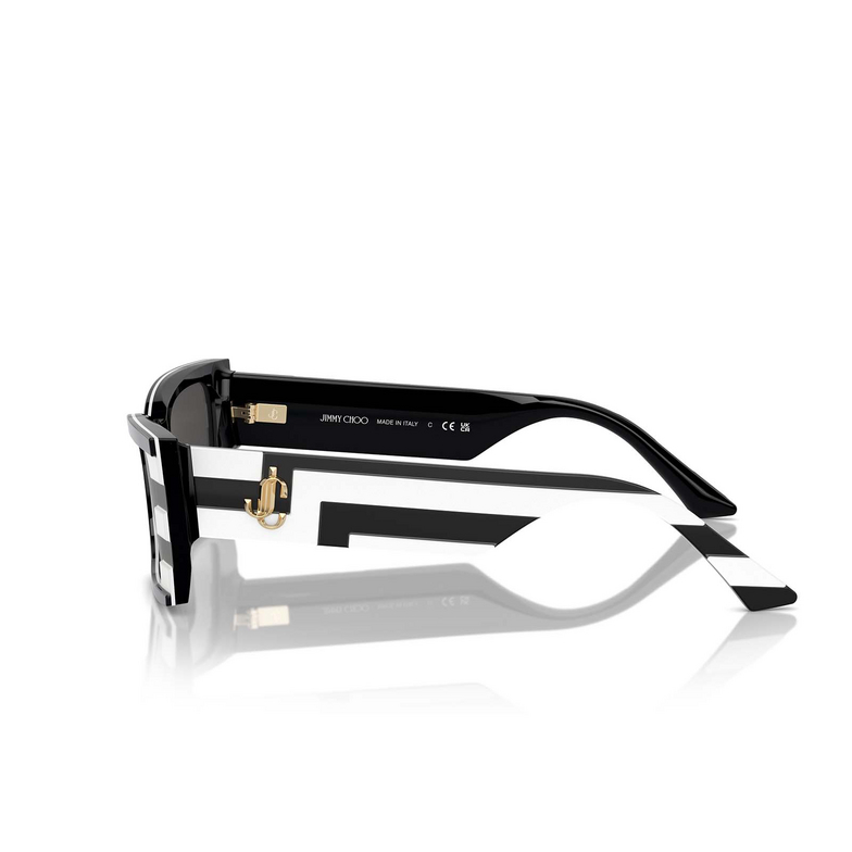 Lunettes de soleil Jimmy Choo JC5009 502987 black and white - 3/4