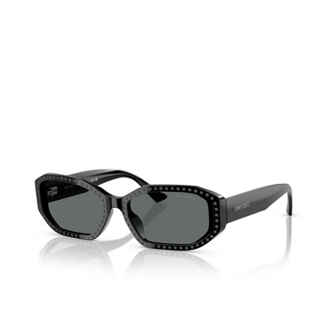 Jimmy Choo JC5021BU Sunglasses 500087 black / silver night - three-quarters view