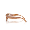 Lunettes de soleil Jimmy Choo JC5022B 505573 striped havana glitter brown - Vignette du produit 3/4