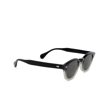 Julius Tart Optical AR Sunglasses BLACK CLEAR FADE - three-quarters view