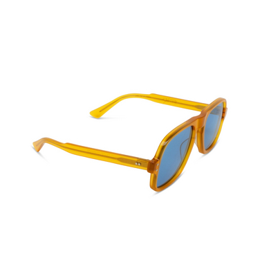 Julius Tart Optical DART Sunglasses VINTAGE YELLOW - three-quarters view