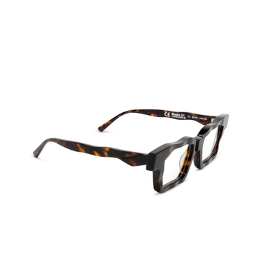 Kuboraum G1 Eyeglasses TS havana - three-quarters view