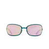 Kuboraum H30 Sunglasses AG aqua green + teal green - product thumbnail 1/4