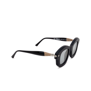 Kuboraum J1 Sunglasses BM black matt & beige - three-quarters view