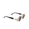 Kuboraum J50 Sunglasses SI WB silver ivory + ivory + black shine - product thumbnail 2/4