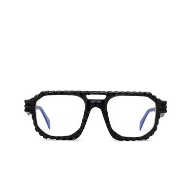 Kuboraum K33 Eyeglasses BM AP black matt handcraft finishing - front view