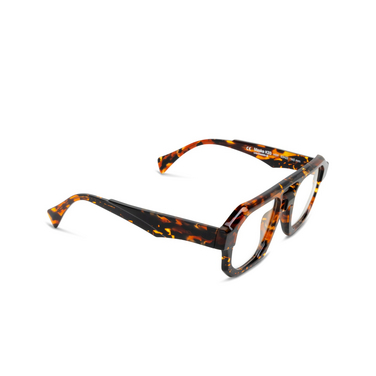 Lunettes de vue Kuboraum K33 HSP havana stripes - Vue trois quarts