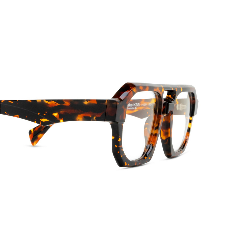 Lunettes de vue Kuboraum K33 HSP havana stripes - 3/4