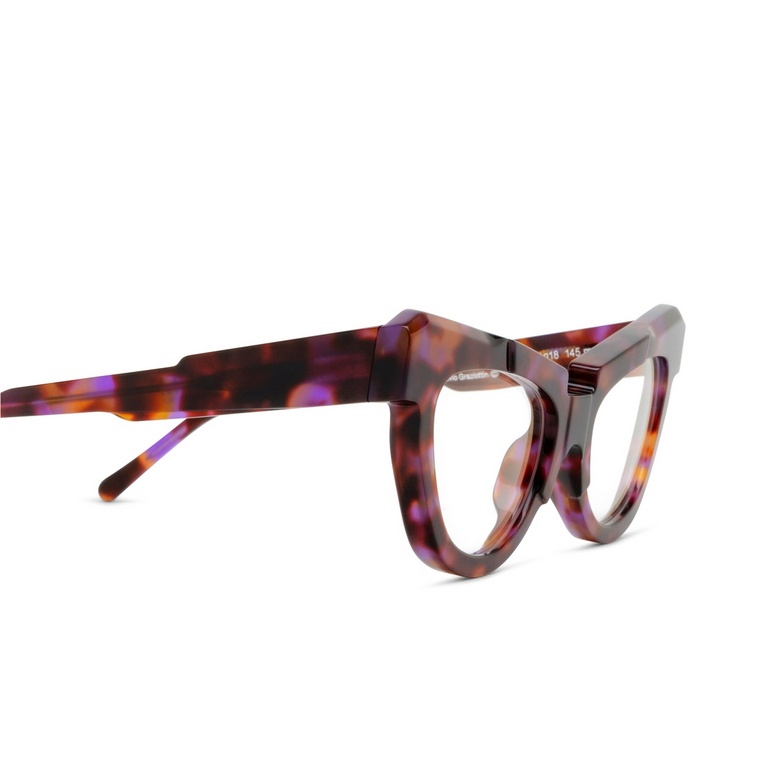 Lunettes de vue Kuboraum K39 TV violet tortoise - 3/4