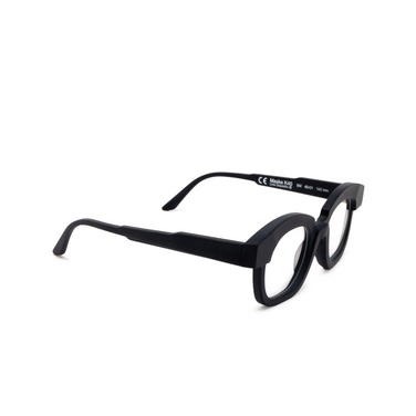Kuboraum K40 Eyeglasses BM black matt - three-quarters view