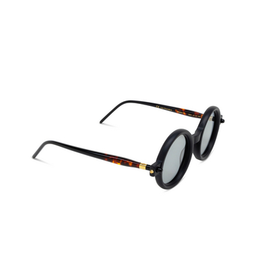 Kuboraum P1 Sunglasses BMH havana + black shine - three-quarters view