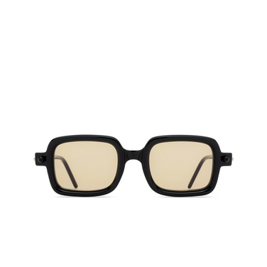 Lunettes de soleil Kuboraum P2 SUN BYB black shine + ivory + black shine - Vue de face