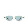 Kuboraum P73 Sunglasses LGM light gold + musk + black shine - product thumbnail 1/4