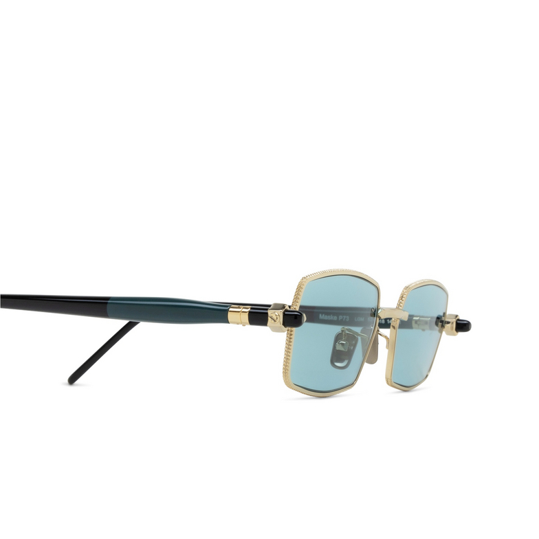 Kuboraum P73 Sunglasses LGM light gold + musk + black shine - 3/4