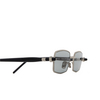 Kuboraum P73 Sunglasses SBB silver & black shine - product thumbnail 3/4