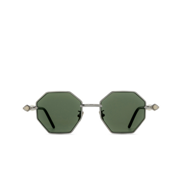 Lunettes de soleil Kuboraum P74 SUN BAR black matt + artichoke + black shine - Vue de face