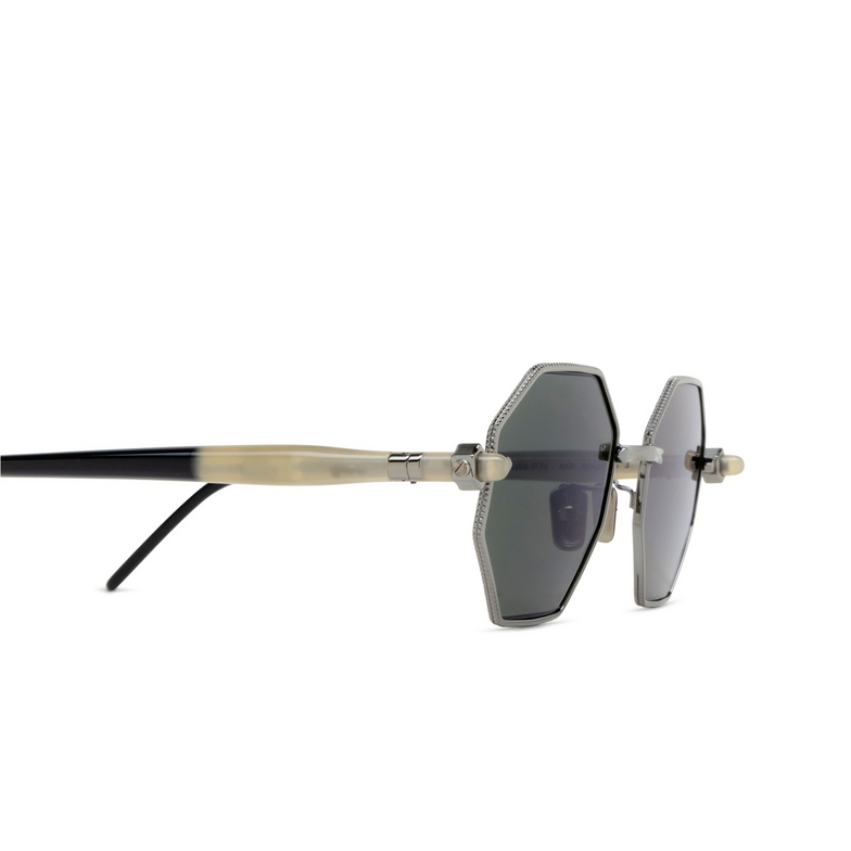 Kuboraum P74 Sunglasses BAR black matt + artichoke + black shine - 3/4