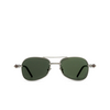 Kuboraum P75 Sunglasses SGG silver + dark grey + black shine - product thumbnail 1/4