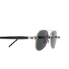 Kuboraum P75 Sunglasses SGG silver + dark grey + black shine - product thumbnail 3/4