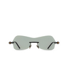 Lunettes de soleil Kuboraum P90 SUN BM GY black matt, light grey & black shine - Vignette du produit 1/4