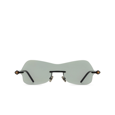 Lunettes de soleil Kuboraum P90 SUN BM GY black matt, light grey & black shine - Vue de face