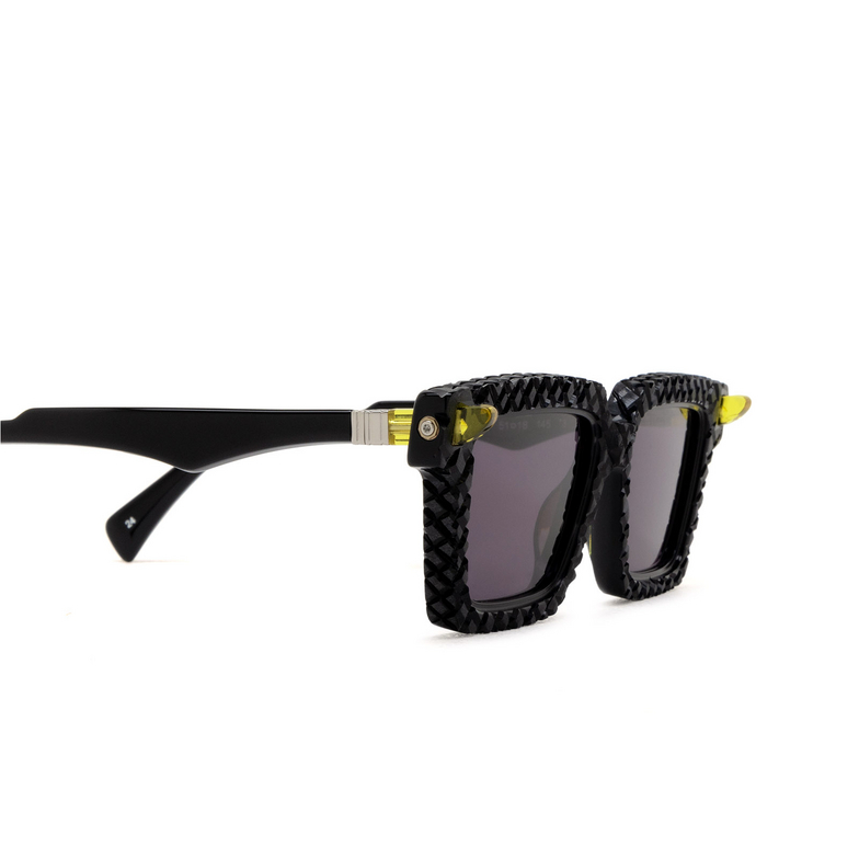 Kuboraum Q2 CT Sunglasses BSY CT black matt & handcraft finishing - 3/4