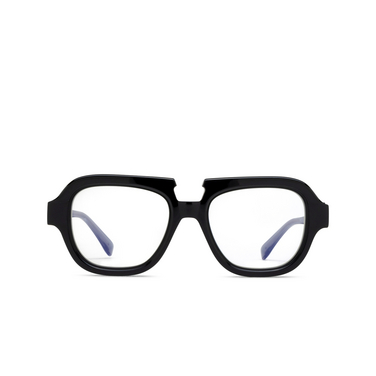 Gafas graduadas Kuboraum S5 BS black shine & transparent grey - Vista delantera