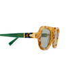 Lunettes de soleil Kuboraum S5 SUN DRO desert rose & transparent green - Vignette du produit 3/4