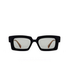Kuboraum S7 Sunglasses BM black matt & transparent light brown - product thumbnail 1/4