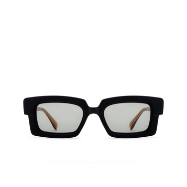 Kuboraum S7 Sunglasses BM black matt & transparent light brown - front view