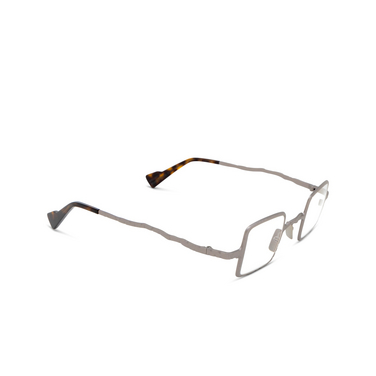 Kuboraum Z21 Eyeglasses SM palladium matt - three-quarters view