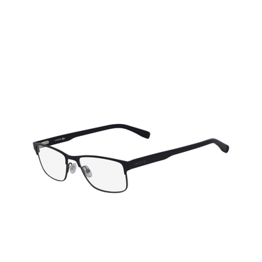 Lunettes de vue Lacoste L2217 414 matte blue - Vue trois quarts