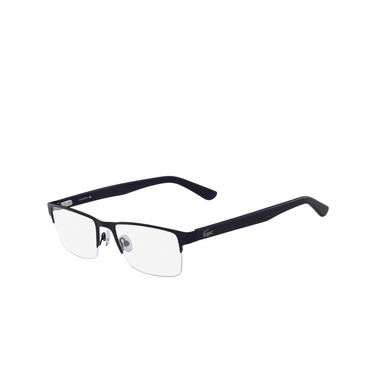 Lunettes de vue Lacoste L2237 424 matte blue - Vue trois quarts