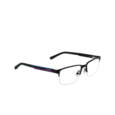 Gafas graduadas Lacoste L2279 002 matte black - Vista tres cuartos