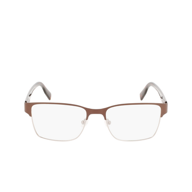 Lunettes de vue Lacoste L2286 201 matte brown - Vue de face