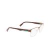 Gafas graduadas Lacoste L2286 201 matte brown - Miniatura del producto 2/4