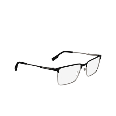 Lunettes de vue Lacoste L2296 002 matte black - Vue trois quarts