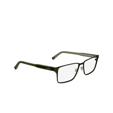 Lunettes de vue Lacoste L2297 275 khaki - Vue trois quarts