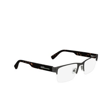 Occhiali da vista Lacoste L2299 033 matte gunmetal - tre quarti