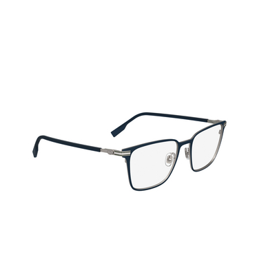 Lunettes de vue Lacoste L2301 424 matte blue - Vue trois quarts