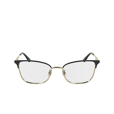 Lunettes de vue Lacoste L2303 001 black / gold - Vue de face