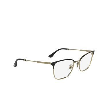 Lacoste L2303 Korrektionsbrillen 001 black / gold - Dreiviertelansicht