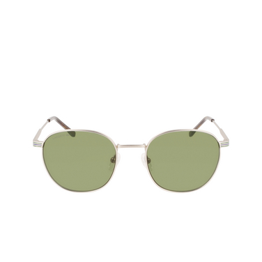 Lunettes de soleil Lacoste L251S 040 semimatte silver - Vue de face