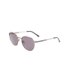 Lunettes de soleil Lacoste L251S 901 semimatte dark gunmetal - Vignette du produit 3/4